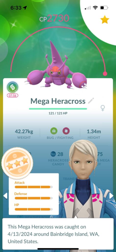 Took me forever to get a shiny. So close to a shundo…