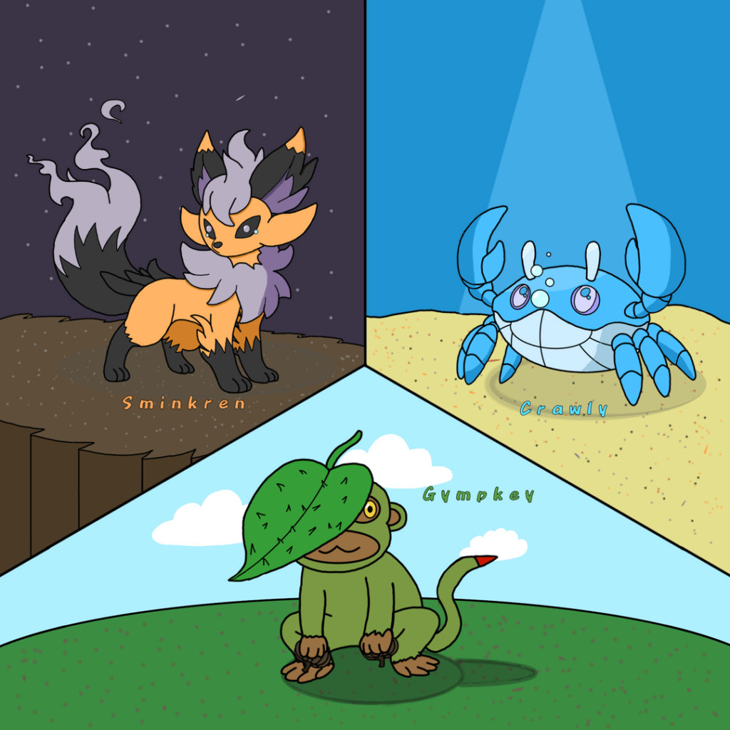 Starters for my game!