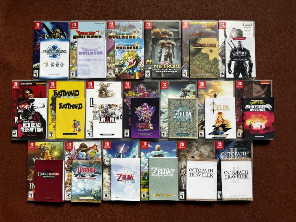 I've been creating print-it-yourself game manuals. Dropbox link to the BoTW manual in the comments.