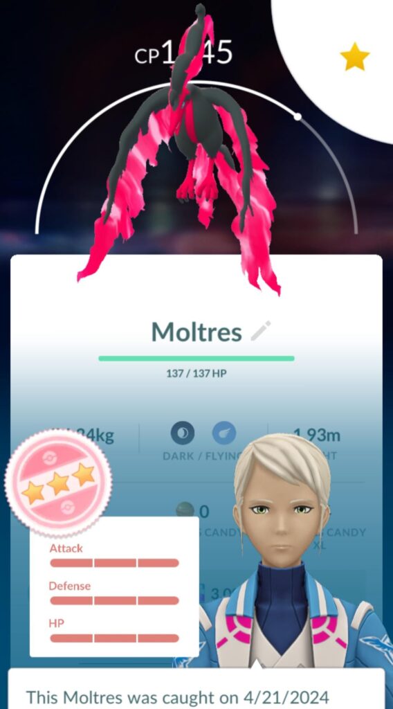 So after months of walking around looking for a bird to use my annoying as hell master ball on, it has finally happened. Was it worth the wait? Meh, not really but I'm happy regardless. 😂