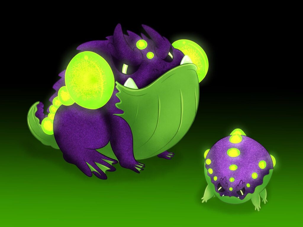 Beelzebufo Fakemon! Poison/Ground Type!