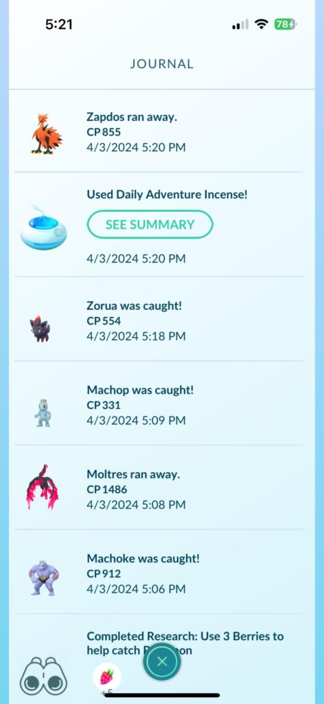 These birds… I’m 0/4 now