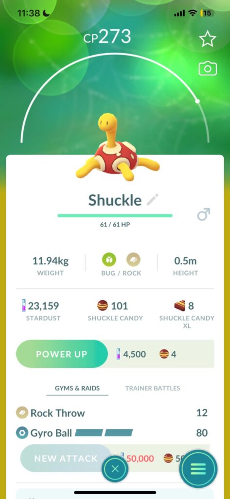 What is the point of having a Shuckle?