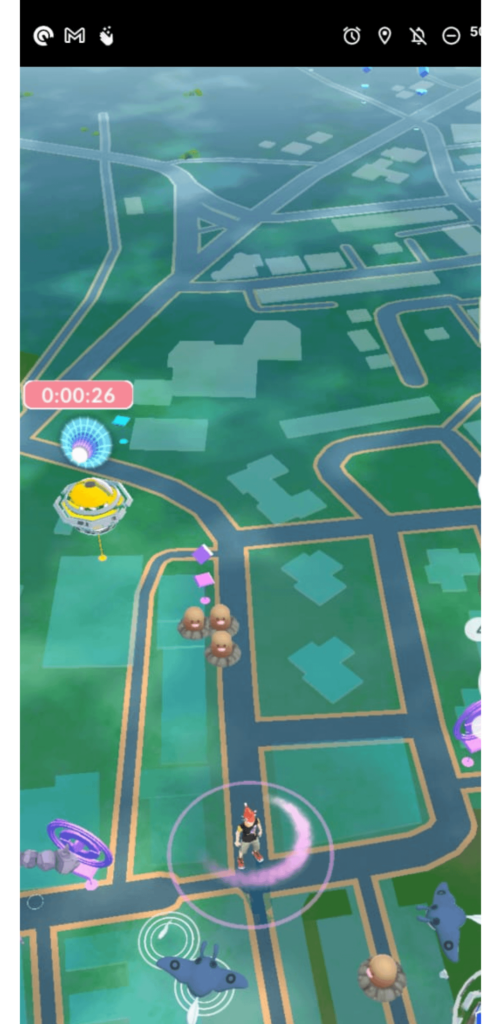 Look, a wild dugtrio.