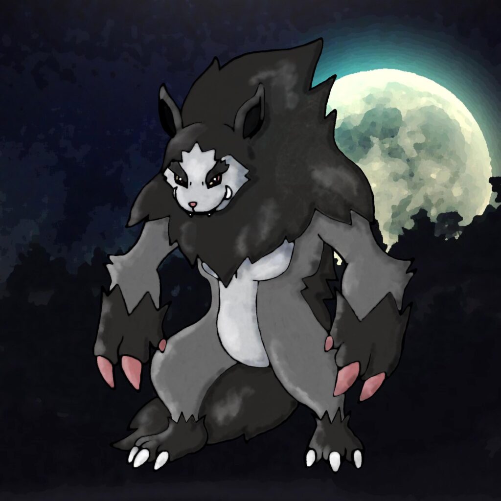 Wereyena (Werewolf Pokémon)
