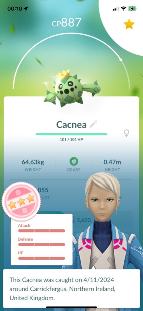 Doubt anyone cares, but she’s my first ever hundo and I’m embarrassingly excited. Had to tell someone! (New player)