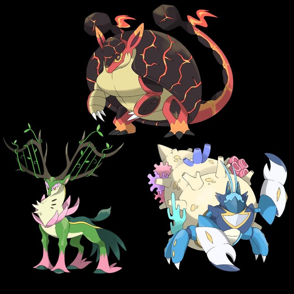 And now to end the saga, here are the final evo’s of my Ijoshi region starters