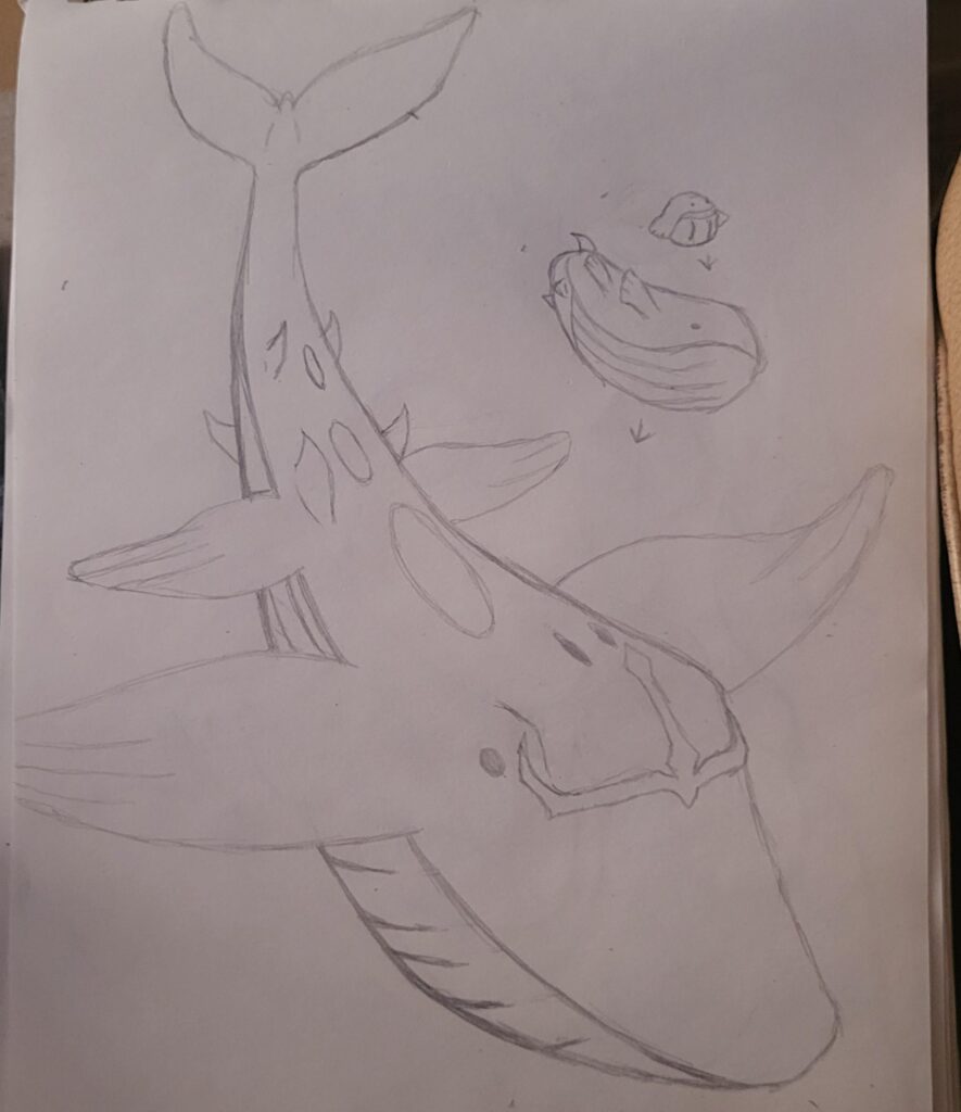 I wanted something stupidly huge so I made this. This is Wailarch, the Gargantuan Pokémon