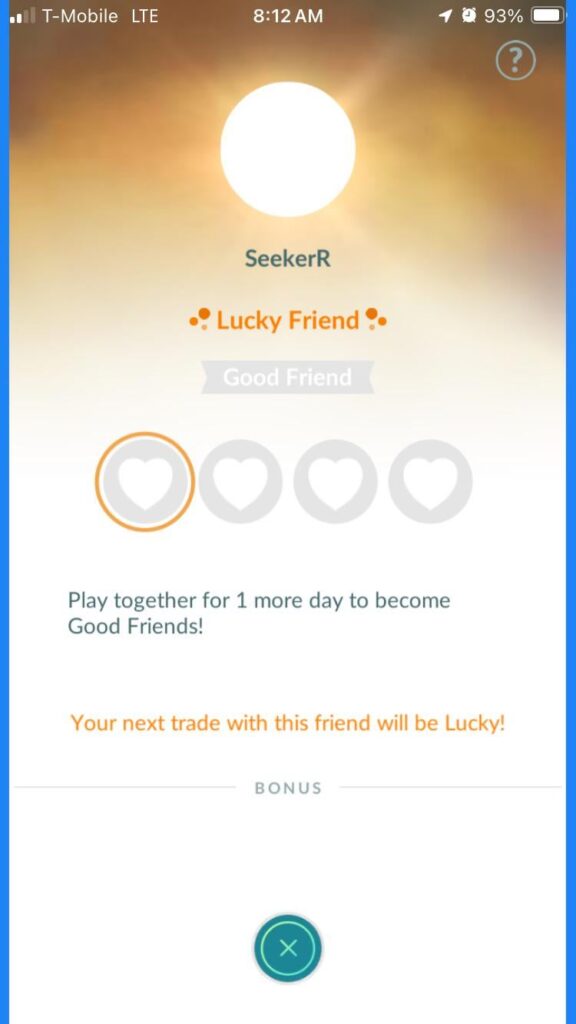 If you’re out there SeekerR we have a lucky trade pending lol