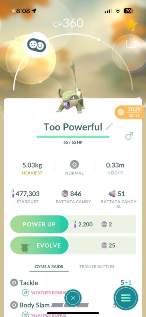 Everyone talks about god (shiny boof), but what about the OG rodent?