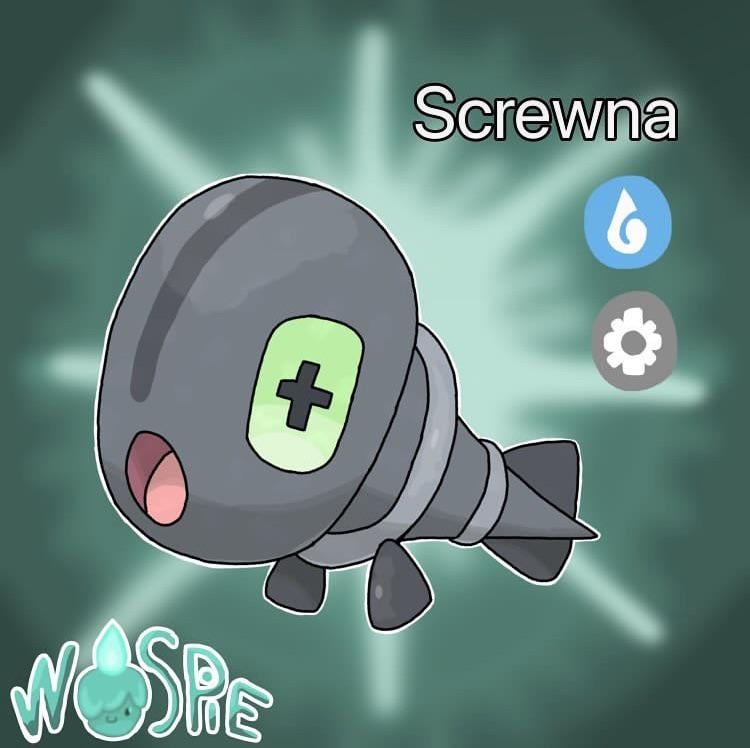 Meet a new Pokémon, Screwna!
