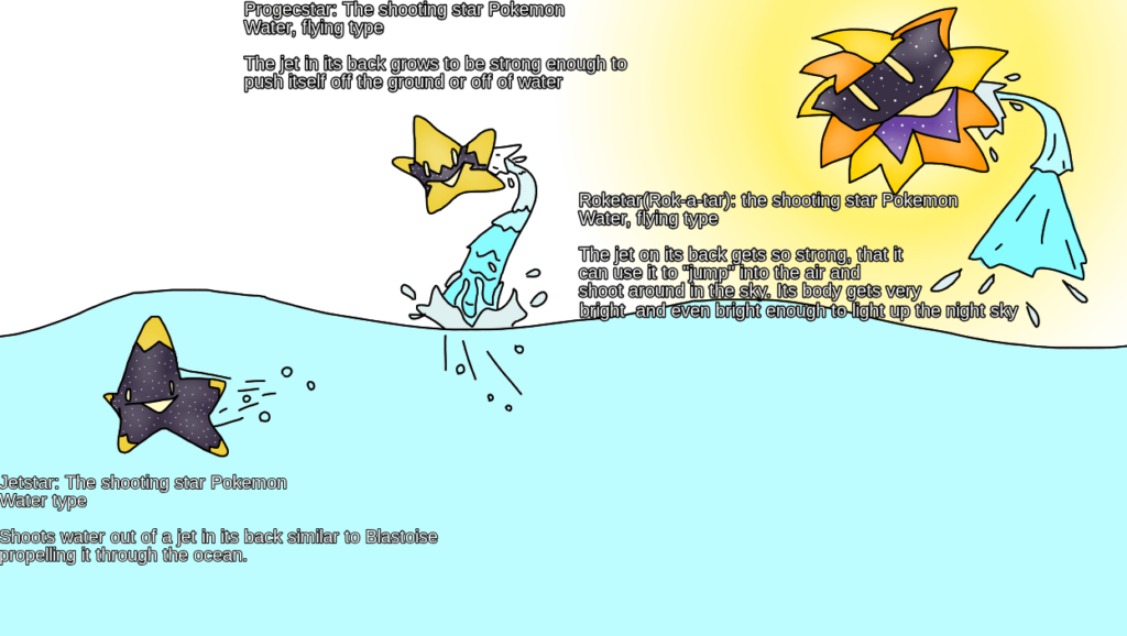The shooting star Pokemon
