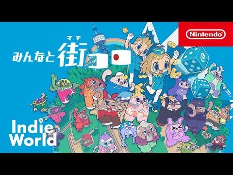 Everyone and the town- - Reveal Trailer Indie World Japan