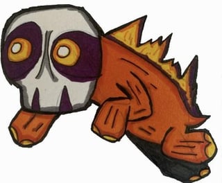 Fire type skeleton pig line, Bonog, Blazoar and Swinate.