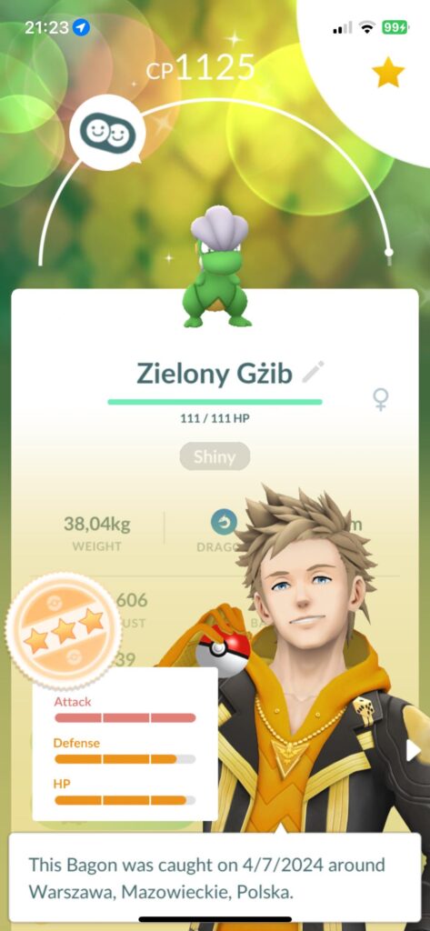 Caught this on the community day, kinda forgot to evolve him :/