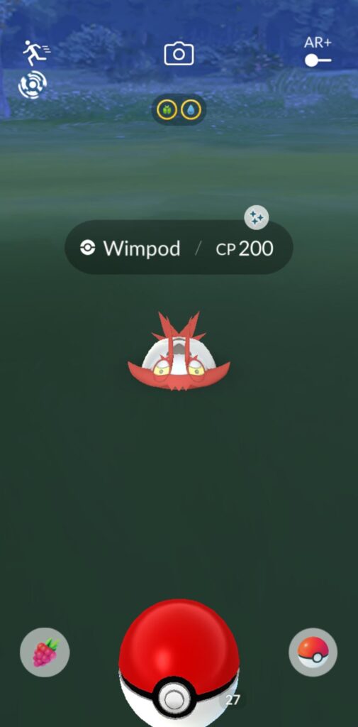 Today's first catch...