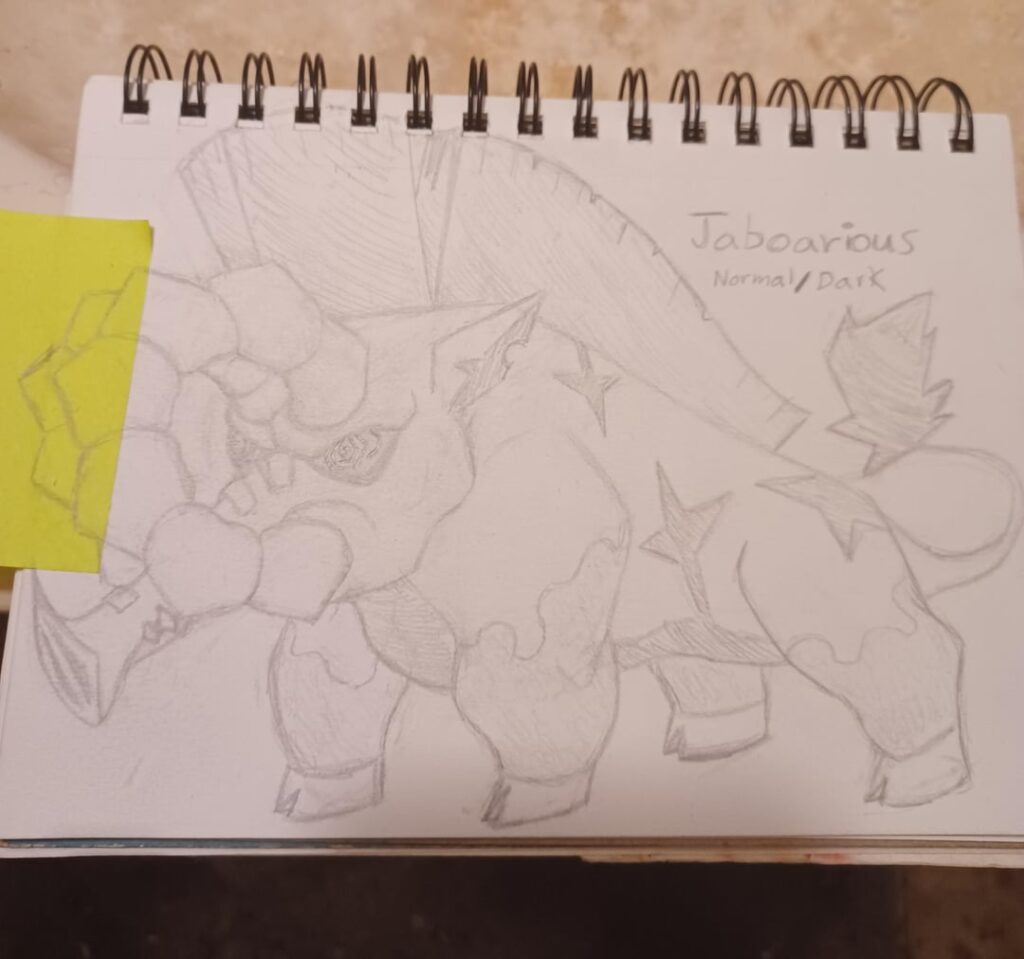 Haven't drawn since highschool(I'm 24),but got inspired by Subjectivity videos to draw my own fakemon ideas. Here's my route 1 boar fakemon.