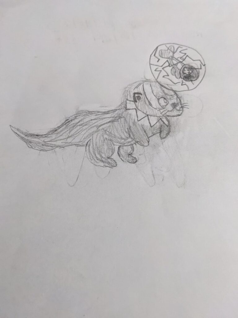 Otterling the playful fakemon (water ice)