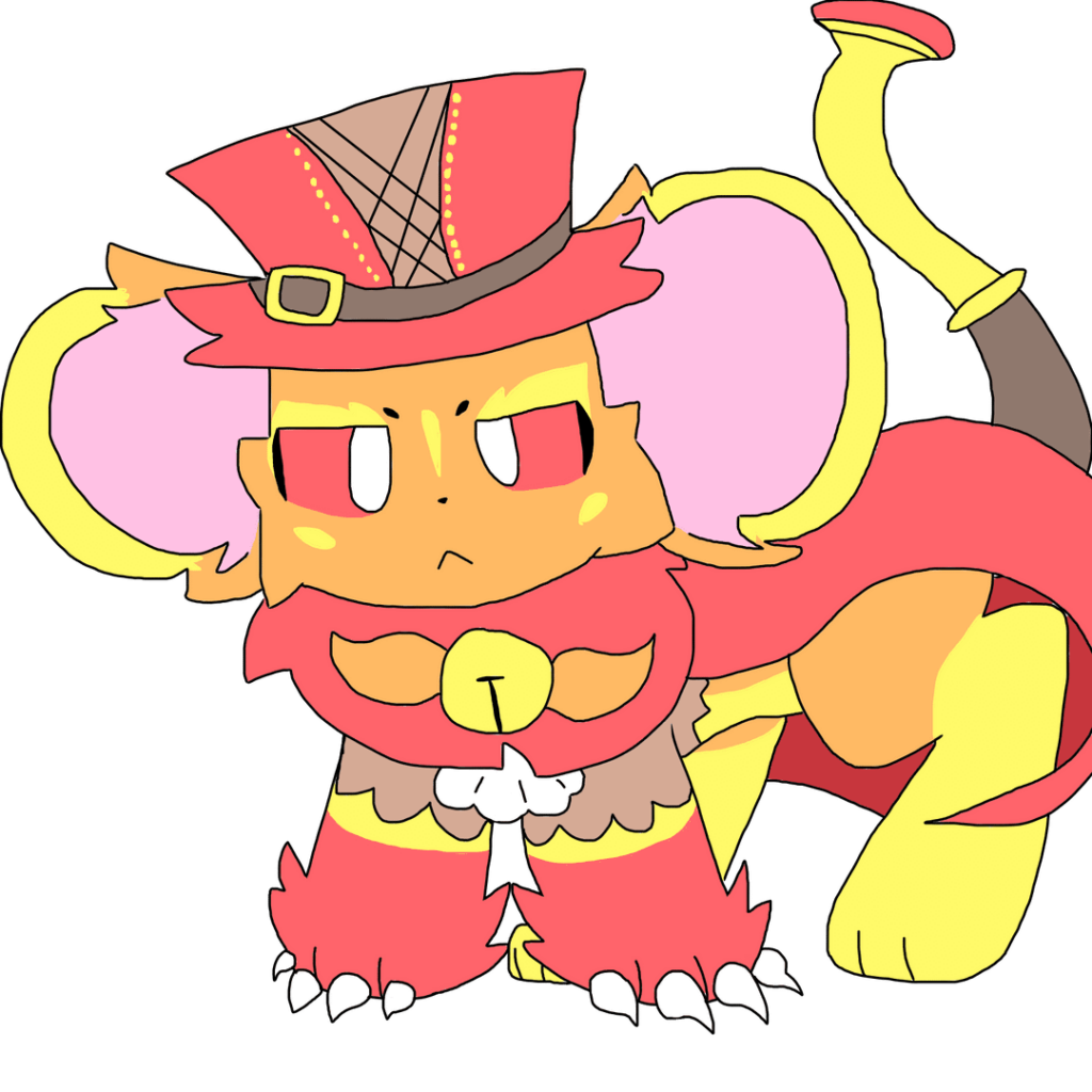 gave one of my fire starters (firat) a mega evos (for male and females), (link to the og male & female designs in the comments)