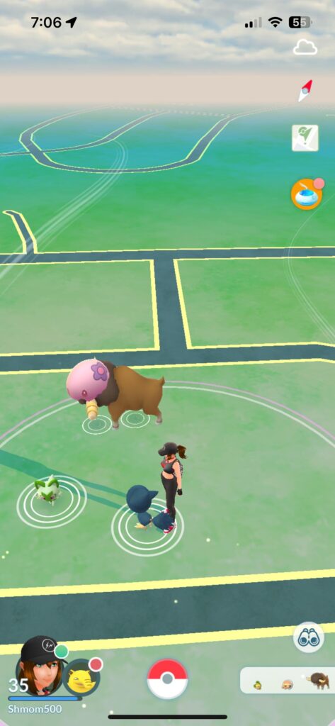 He’s got a cute little helmet