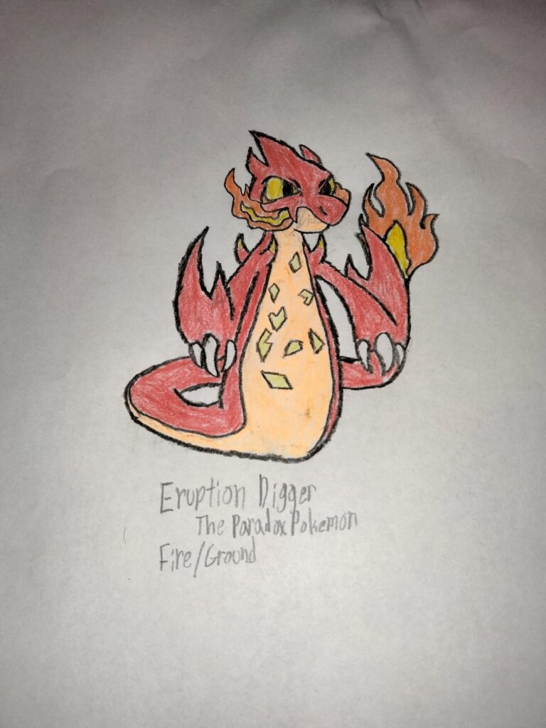 Kanto starter middle evolution paradox project: Eruption Digger