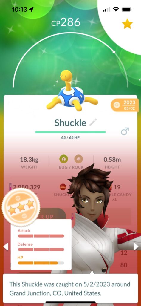 In response to the guy calling Shuckle useless….