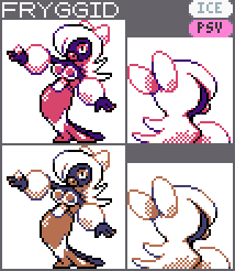 Fryggid, the Banshee Pokemon, a Jynx Evolution