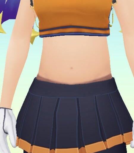 I don’t think the avatar update was designed for crop tops and low rise skirts lmao