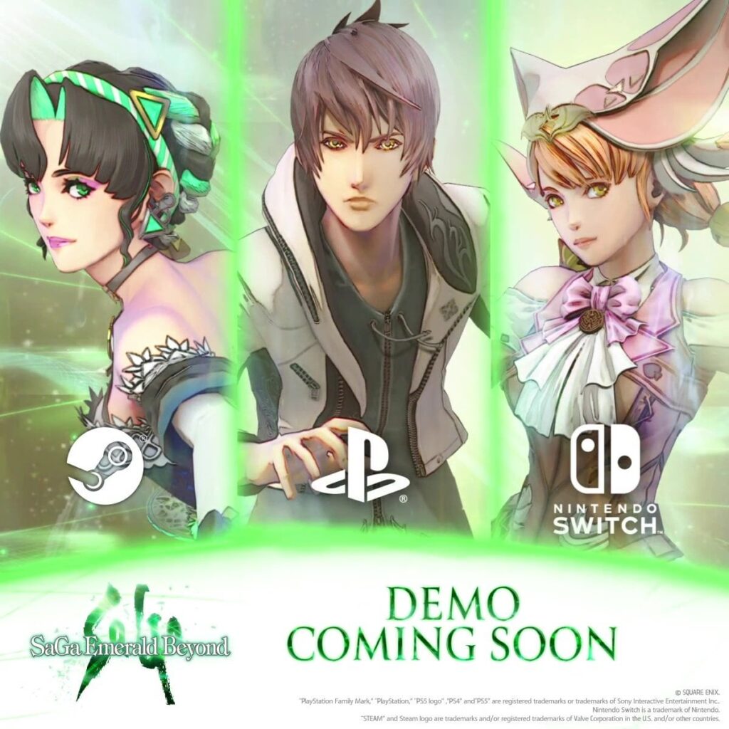 SaGa Emerald Beyond - DEMO releases April 4th on eShop