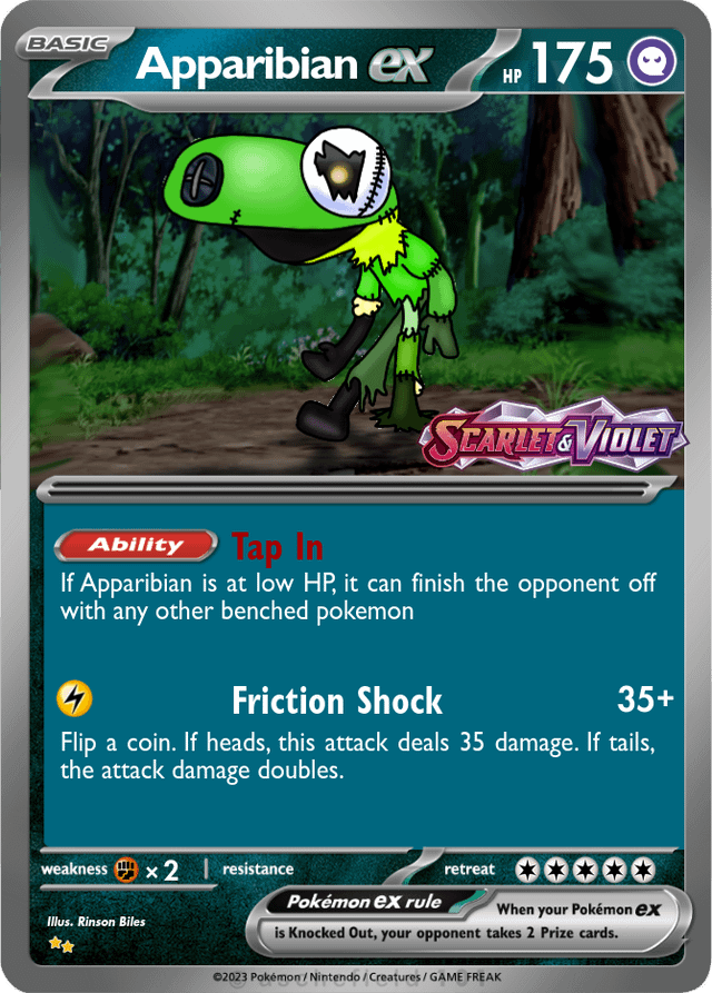 I was bored so i made a fakemon. Can you guess who its based on?🐸