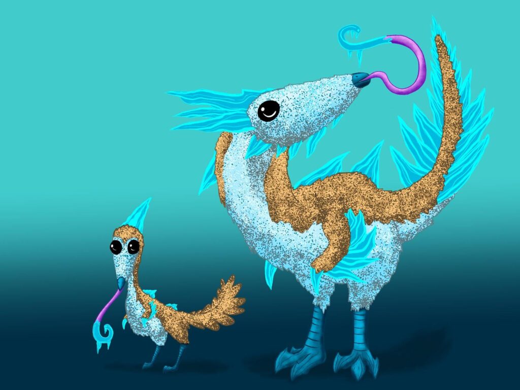 Mononykus Fakemon! Ice/Ground Type!
