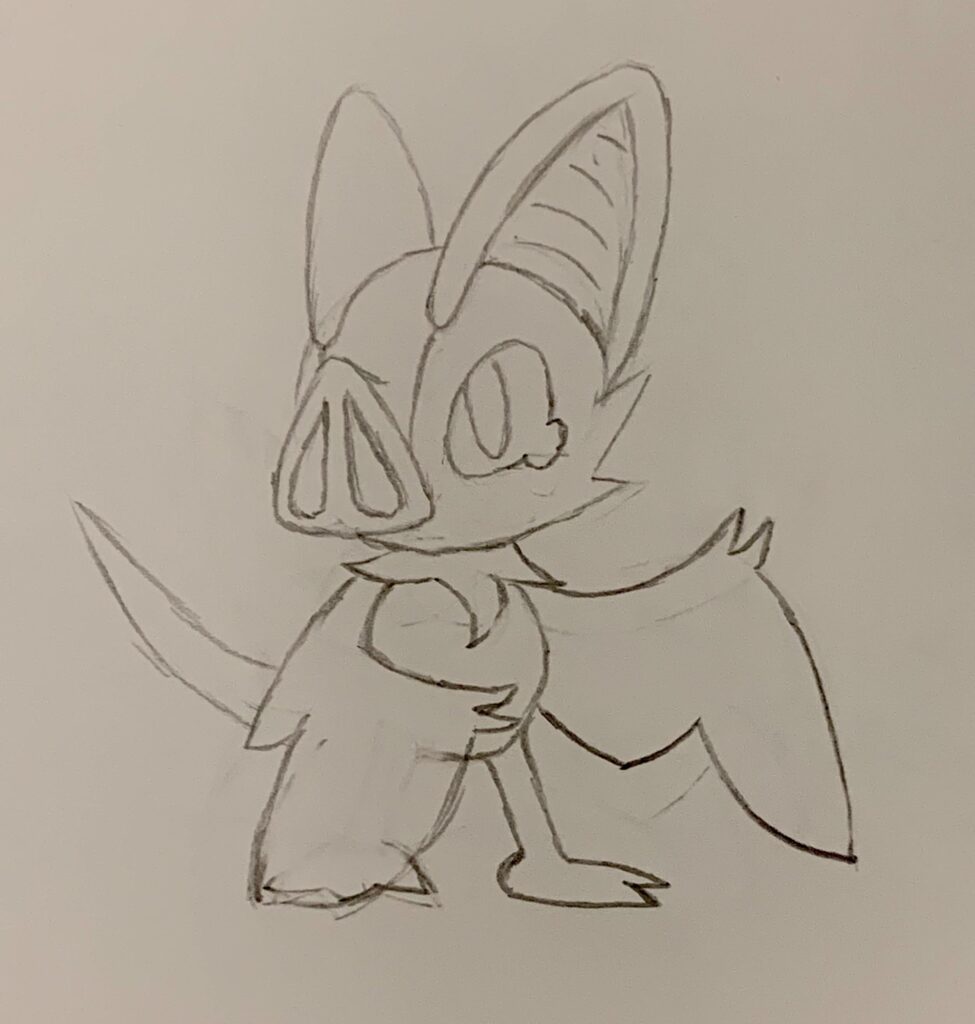 Rough sketch/concept for my Southern US/Mexico region’s Water starter. Thoughts?