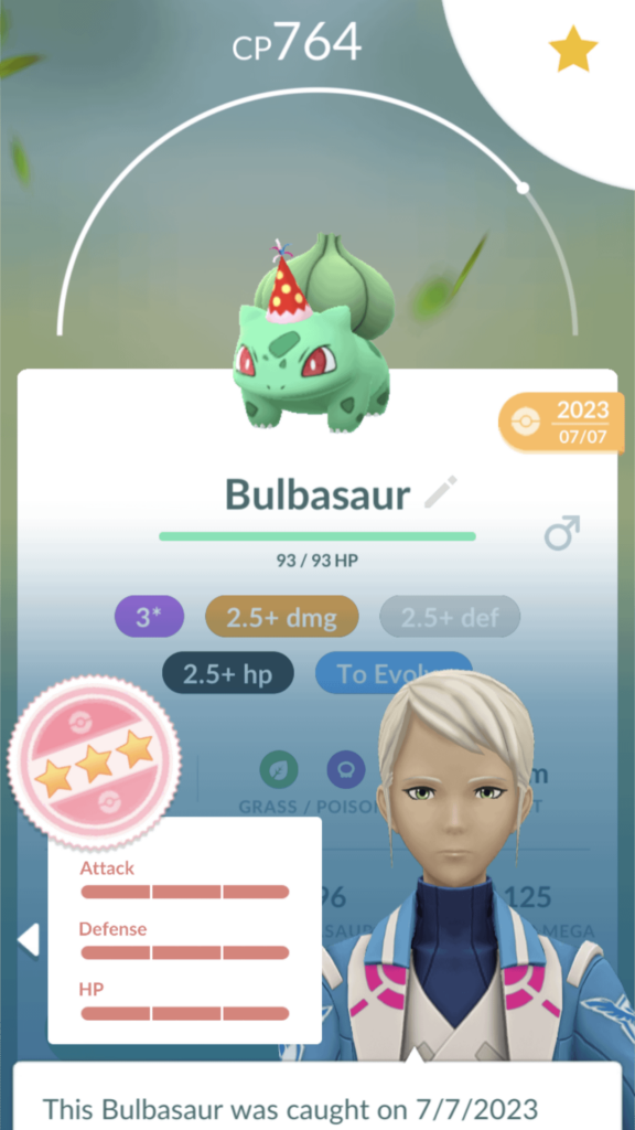 Even if they add evolutions not sure I will evolve this little guy