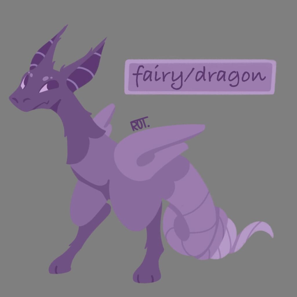 Fairy/Dragon type based on a middle ages european dragon