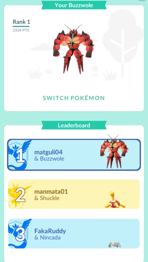 A very tough contest