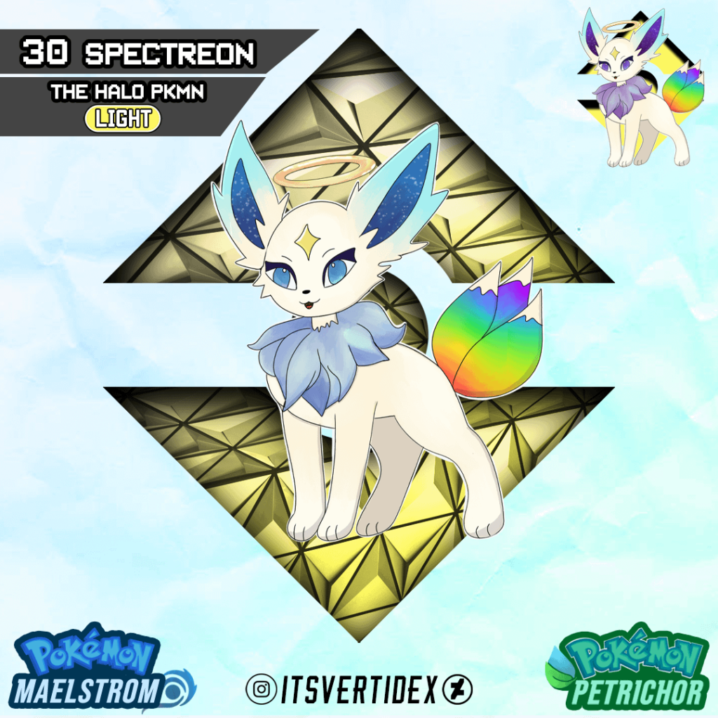 Meet Spectreon, the Halo Pokemon of the Suldana Pokemon