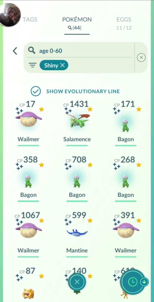 How often do you catch shines?