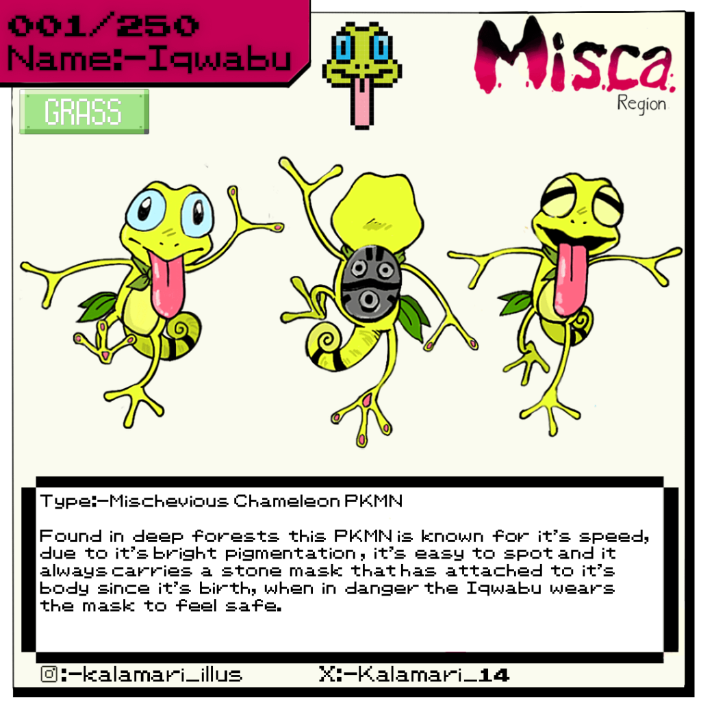 Starters of my region, The Misca Region!