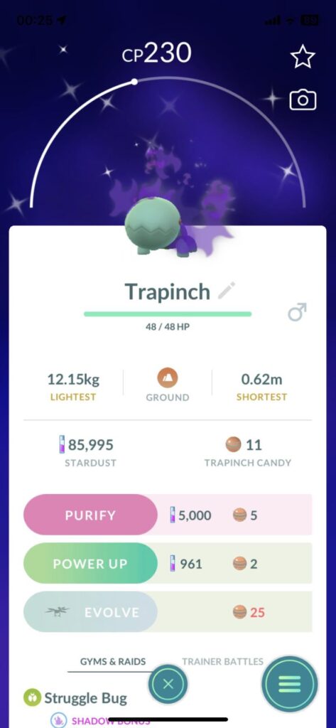 Finally got my first shiny!
