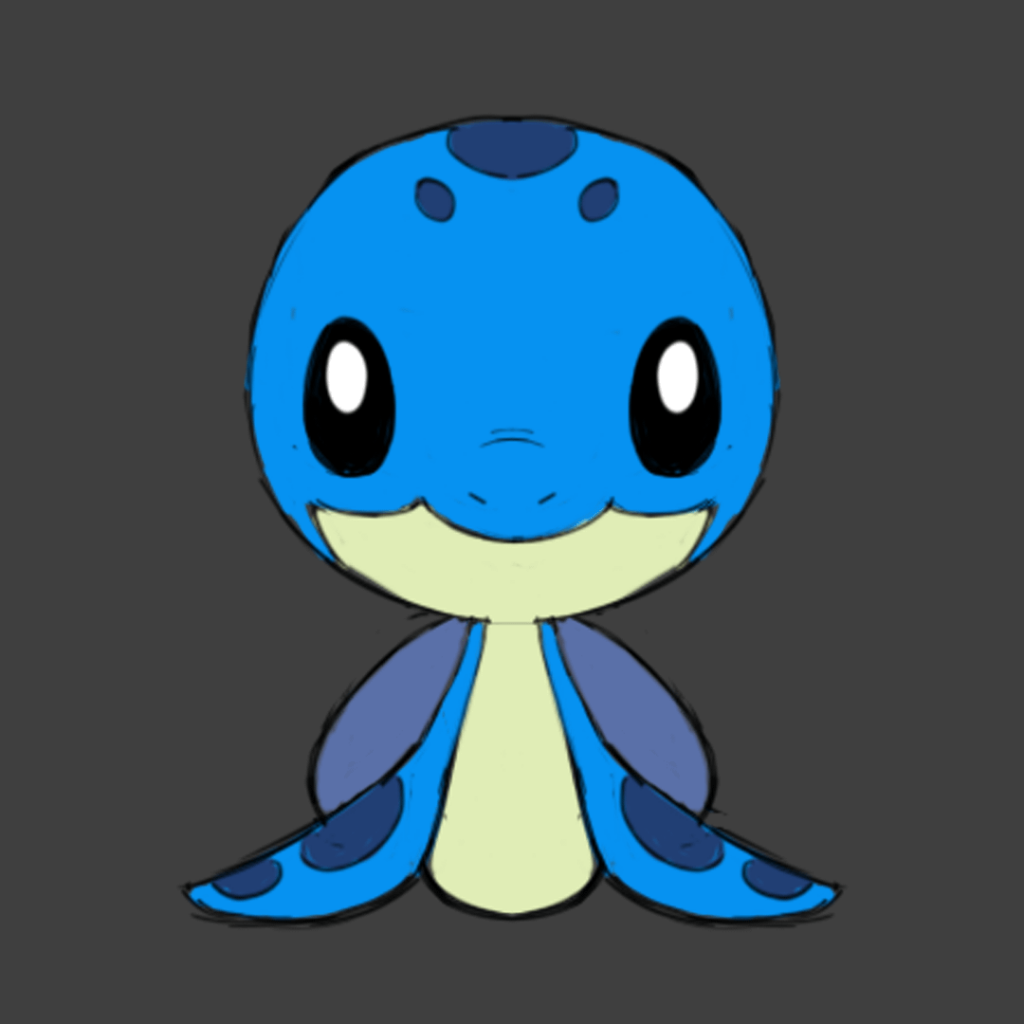 Baby Lapras Model Sketches