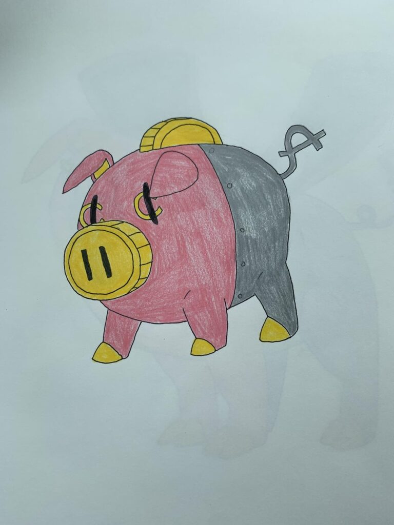 Lechonk and Oinkologne but I based them off of Piggy Banks.
