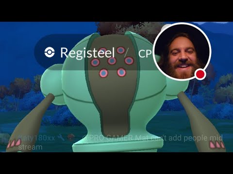 Registeel Raid Hour - Shiny Hunt - [LIVE] - Pokemon GO
