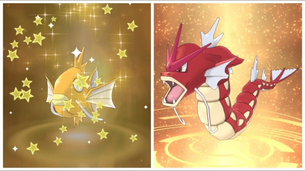 Pokemon Masters EX: Evolving Shiny Magikarp Into Shiny Red Gyarados