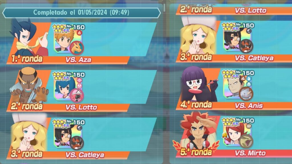 E4 Teselia 1vs3 15.000pts (Semana 192) -Pokemon Masters EX-