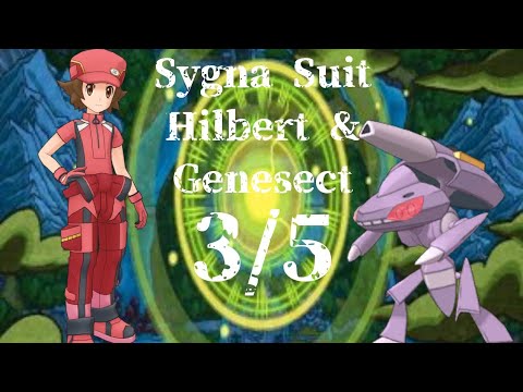 Sygna Suit Hilbert and Genesect 3/5 Showcase. Pokemon Masters EX.