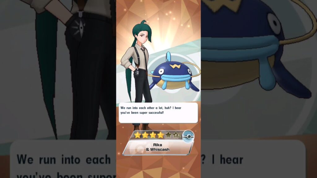 GETTING RIKA TO FRIENDSHIP LEVEL 100 | Obtaining Rika & Whiscash | Pokemon Masters EX