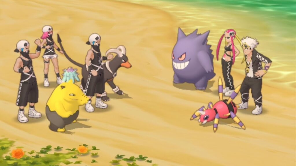 Pokemon Masters EX: Team Skull Grunts Challenge Boss Guzma & Plumeria