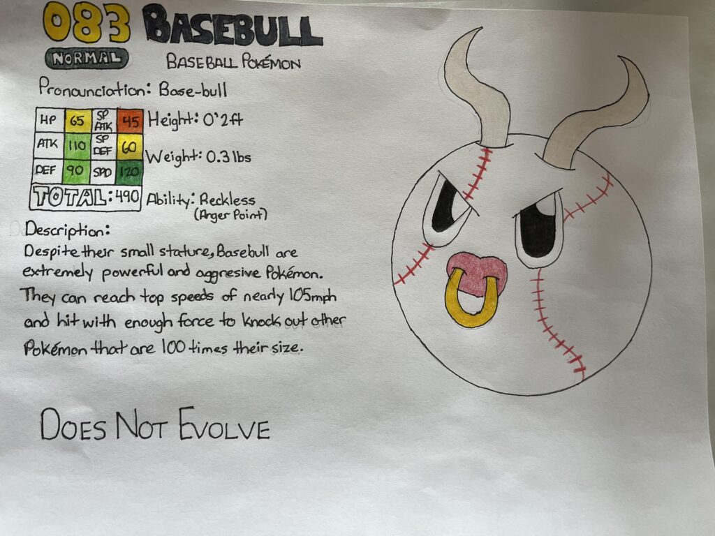 Newest addition to my region, meet Basebull!