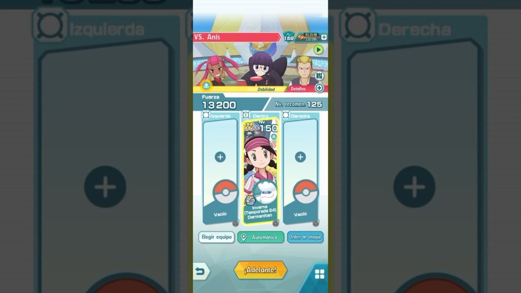 Inverna y Darmanitan 2/5 1vs3 3000pts -Pokemon Masters EX- #pokemon #pokemonmasters