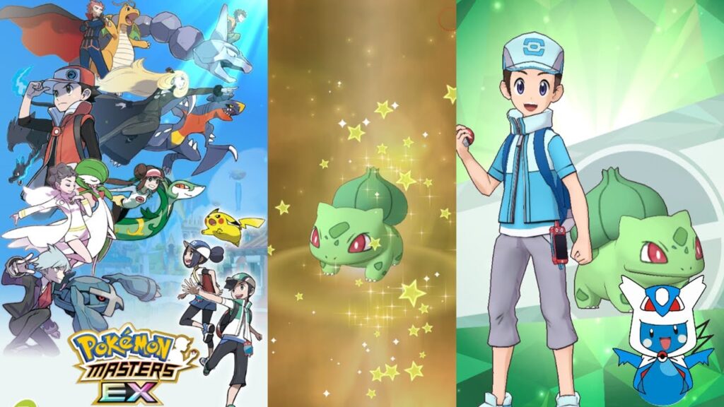 Pokemon Masters EX:  Shiny Bulbasaur Reaction